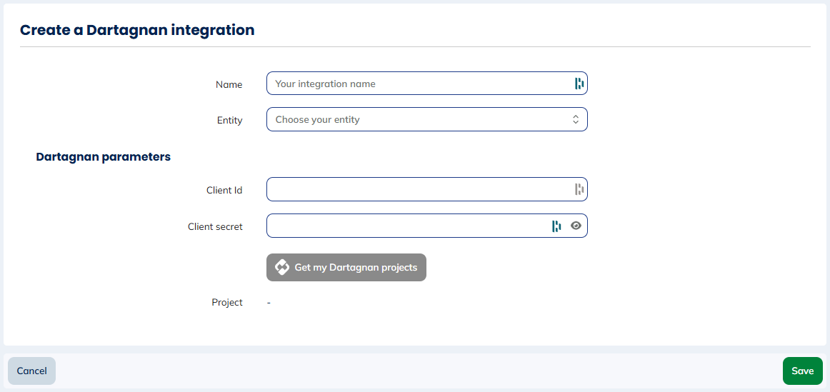 Dartagnan integration details